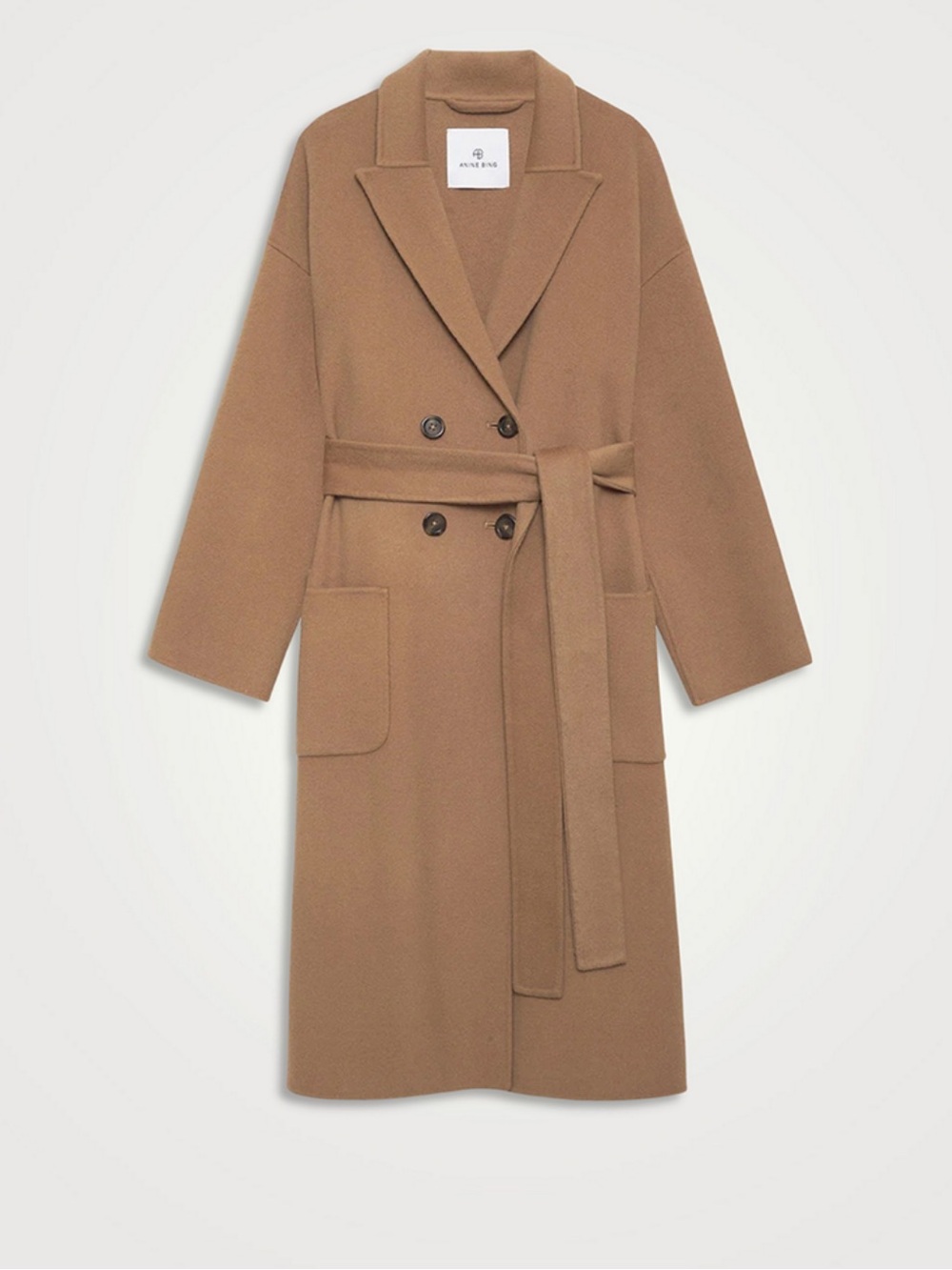 ANINE BING
Dylan Wool And Cashmere Belted Coat